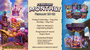 Monthly Tournament info. For more info, check out the events page linked below.