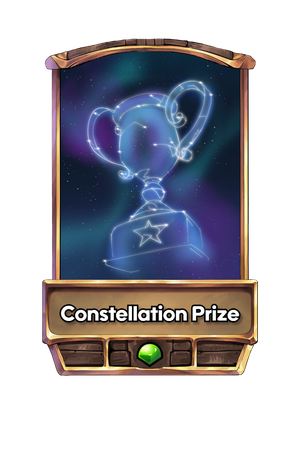 A Constellation Prize card.