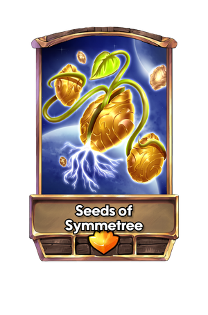 A Seeds of Symmetree card.