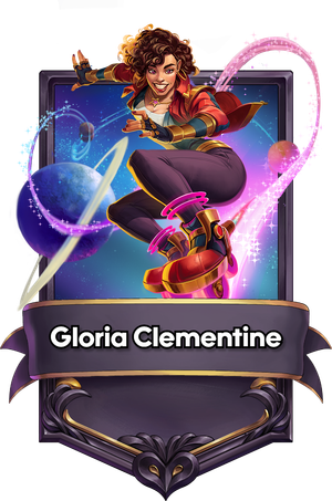 A Gloria Clementine card.