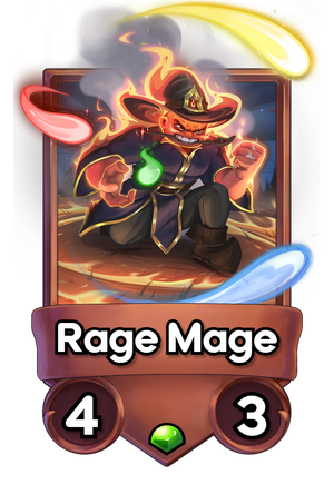A Rage Mage card.