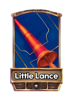 A Little Lance card.