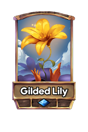 A Gilded Lily card.