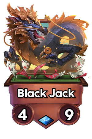 A Black Jack card.