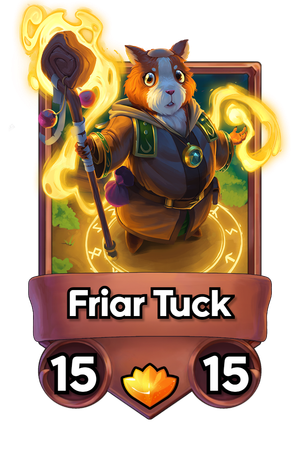 A Friar Tuck card.